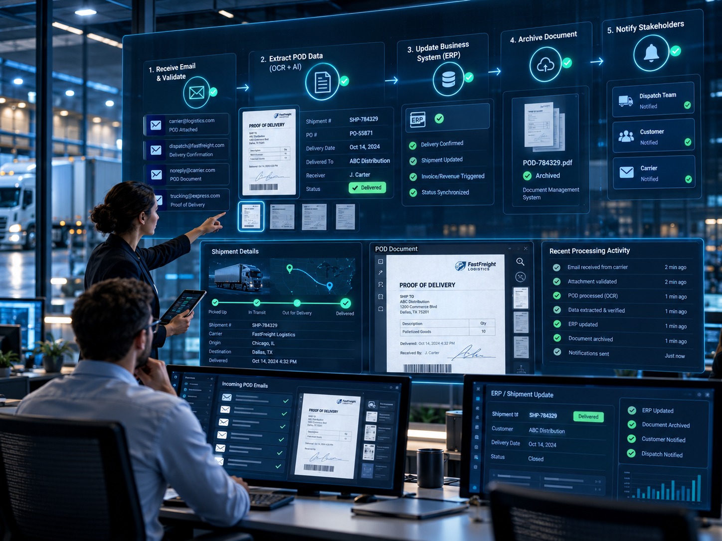 Intelligent POD Processing